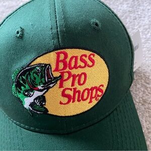 bass pro green baseball hat or cap